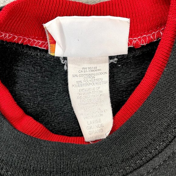 Vintage Morning Sun Christmas Grandma Chic Black Sweatshirt Northern Star Snow L - Picture 9 of 9